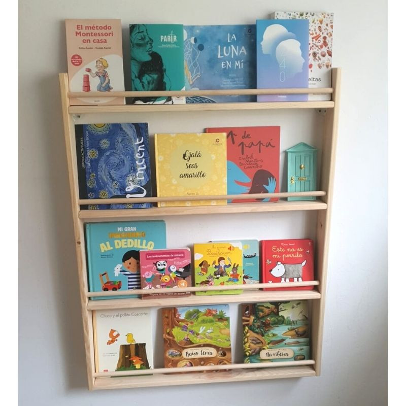 Estantería Montessori - Estantería Infantil para Libros